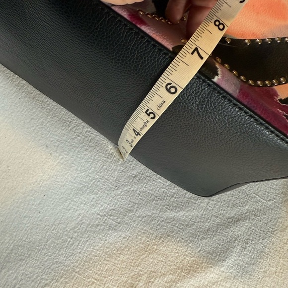 DNKY Pink and Black Artistic Tote Bag with Abstract Design, Artsy, Art 2 Wear - Picture 7 of 13